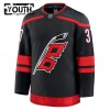 Lapsille NHL Carolina Hurricanes Pelipaita Fanatics Premium Andrei Svechnikov 2024-25 koti Musta
